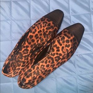 Zara Cheetah print flats shoes